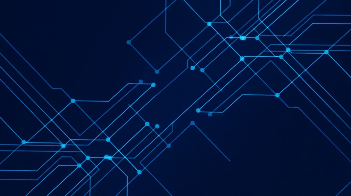 Clean API endpoints connecting services with structured lines