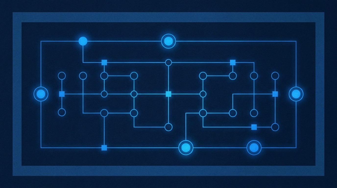Project blueprint with defined boundaries and milestones